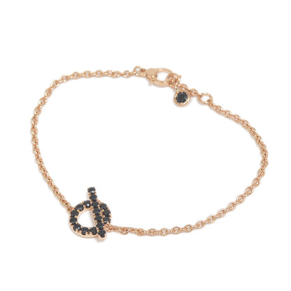 フィネス ブレスレット K18PG/ブラックスピネル SHサイズ ブレスレット