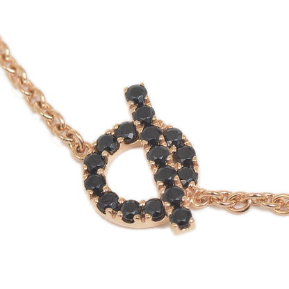 フィネス ブレスレット K18PG/ブラックスピネル SHサイズ ブレスレット