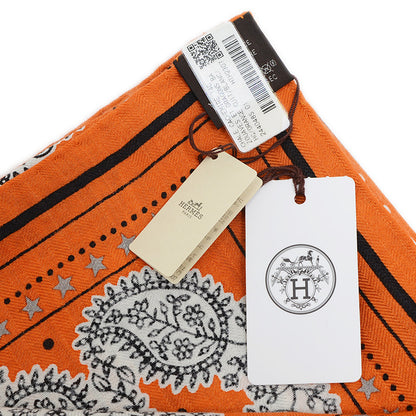 カレ140 ジェアン ショール ズアヴとドラゴン バンダナ ZOUAVES ET DRAGONS オレンジ スカーフ