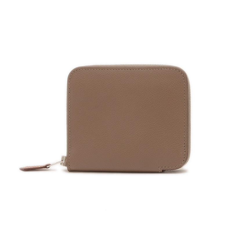 アザップコンパクト シルクイン エバーカラー エトゥープ W刻印 二つ折り財布