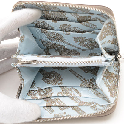 アザップコンパクト シルクイン エバーカラー エトゥープ W刻印 二つ折り財布