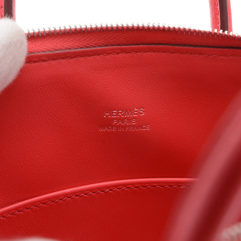 ボリード1923 ミニ シェーブル ブーゲンビリア シルバー金具 B刻印 ハンドバッグ