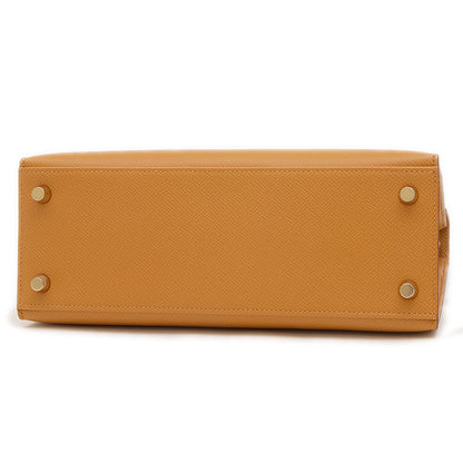 ケリー25 外縫い エプソン セサミ ゴールド金具 W刻印 ハンドバッグ