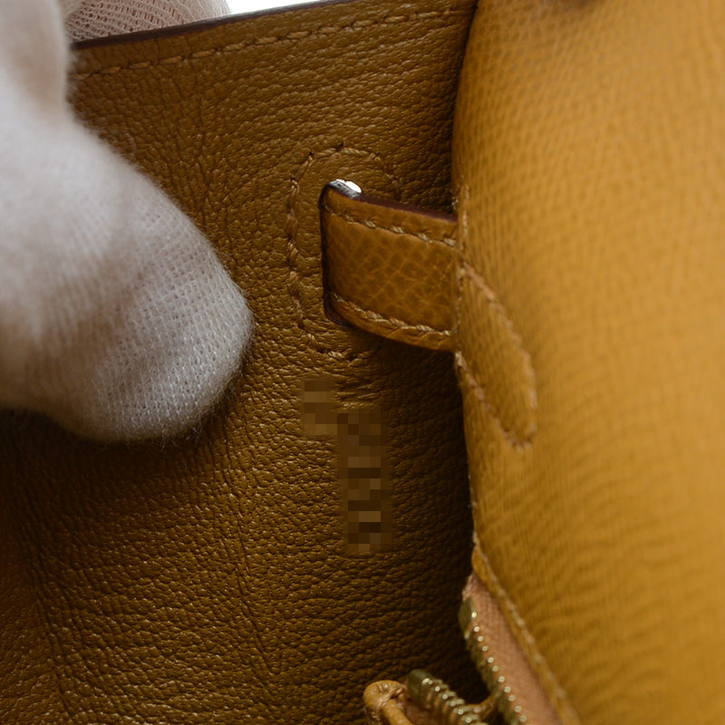 ケリー25 外縫い エプソン セサミ ゴールド金具 W刻印 ハンドバッグ