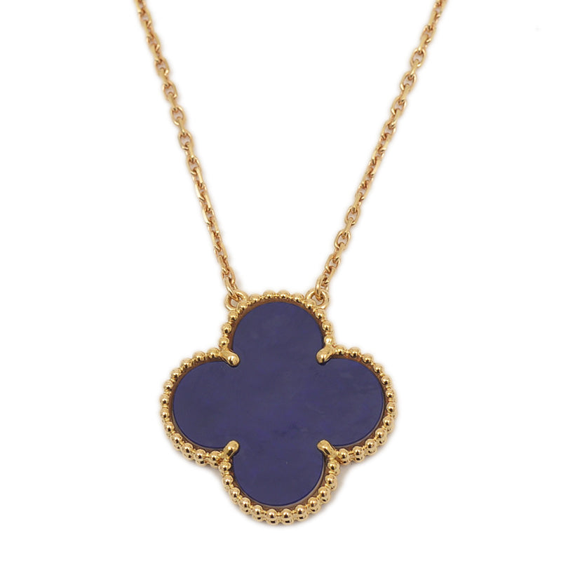 マジック アルハンブラ ネックレス K18YG/ブルーセーブル パリ限定 ネックレス