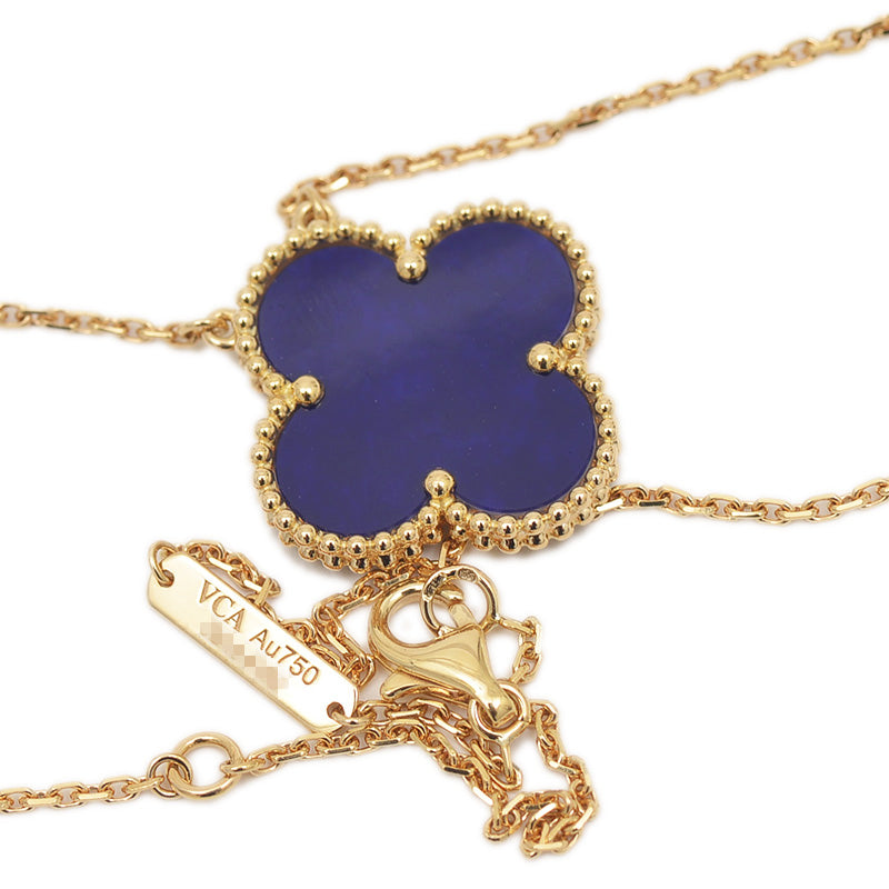 マジック アルハンブラ ネックレス K18YG/ブルーセーブル パリ限定 ネックレス