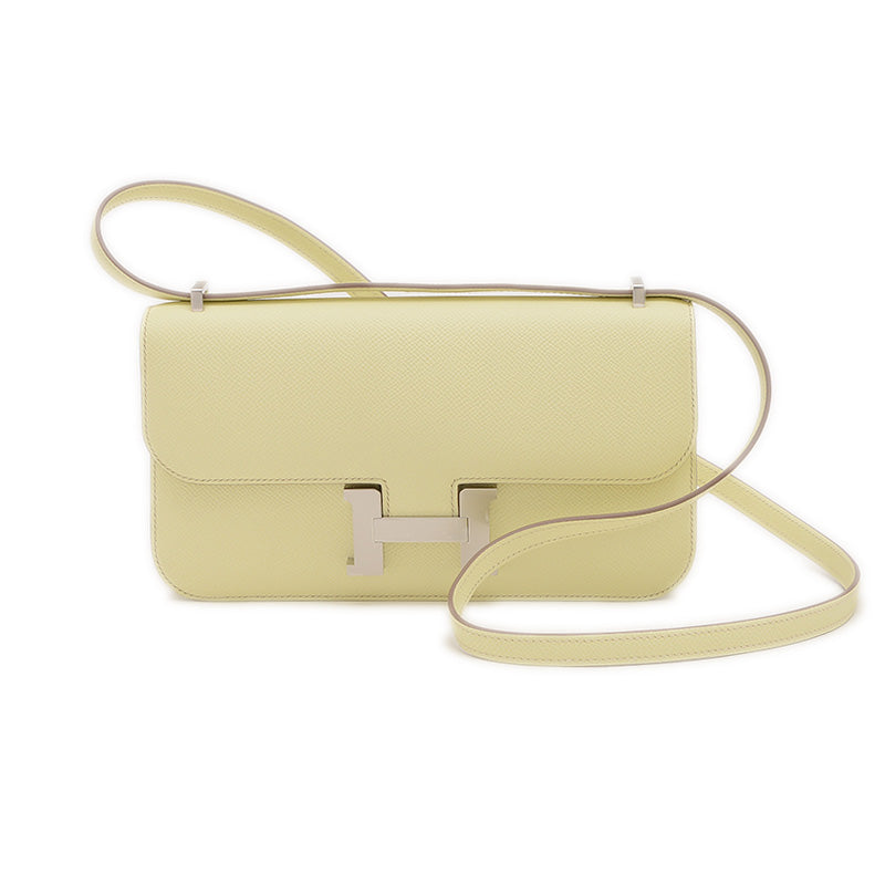 コンスタンスエラン エプソン ジョーヌミルトン シルバー金具 W刻印 ショルダーバッグ