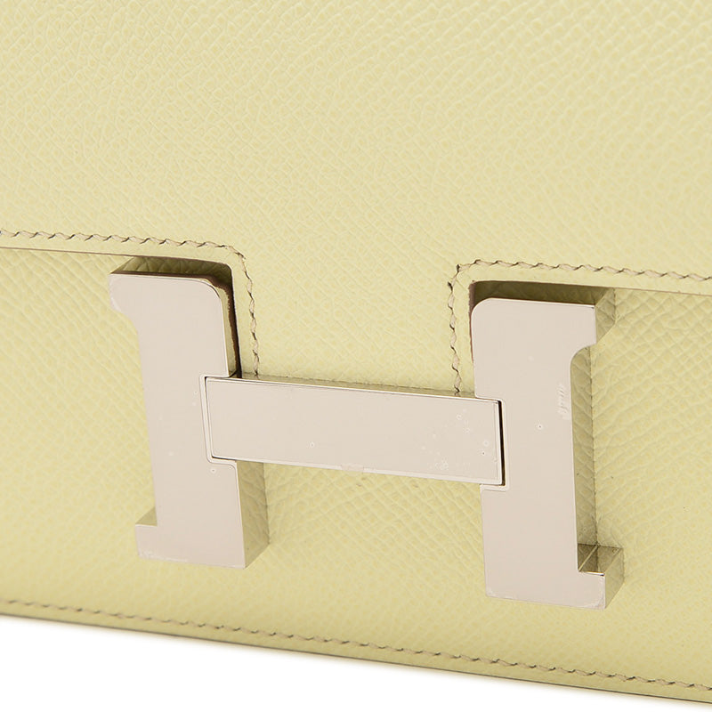 コンスタンスエラン エプソン ジョーヌミルトン シルバー金具 W刻印 ショルダーバッグ