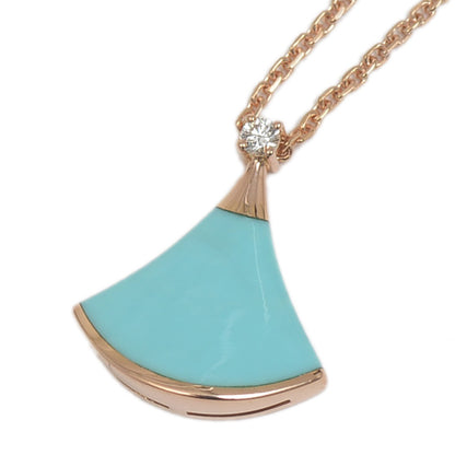 ディーヴァドリーム ネックレス K18PG/ターコイズ/ダイヤモンド 350584 ネックレス