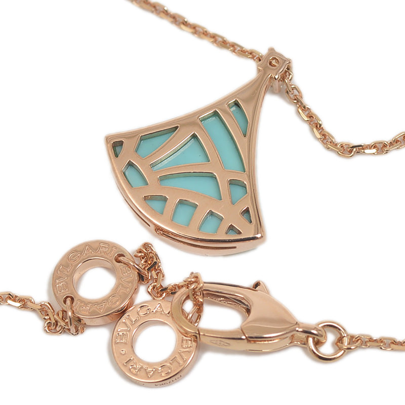 ディーヴァドリーム ネックレス K18PG/ターコイズ/ダイヤモンド 350584 ネックレス