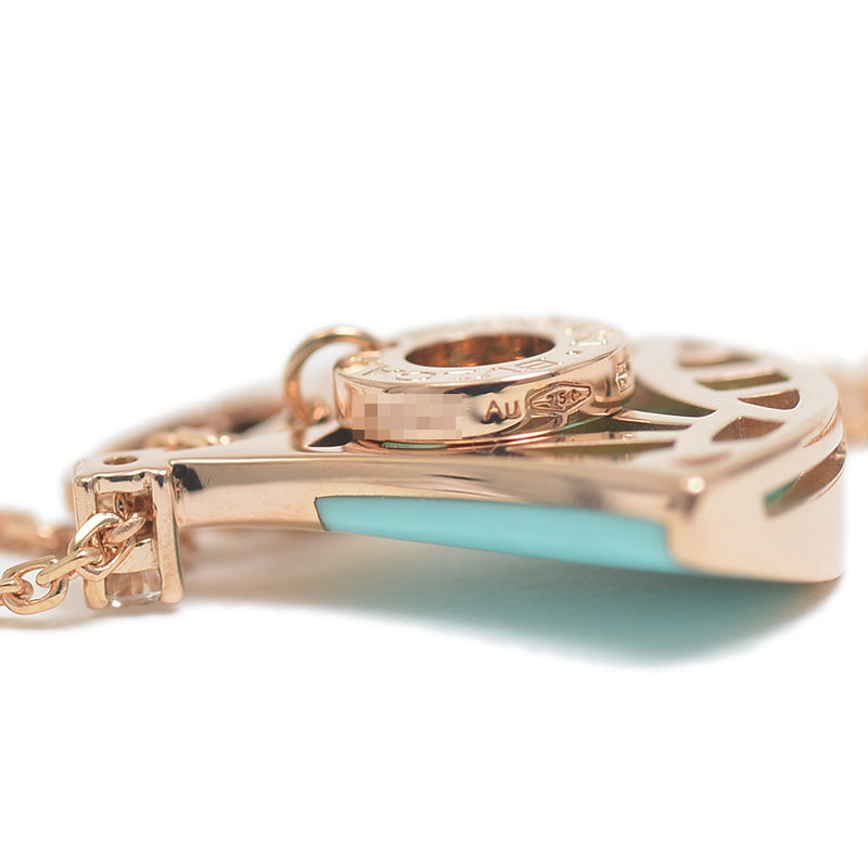 ディーヴァドリーム ネックレス K18PG/ターコイズ/ダイヤモンド 350584 ネックレス