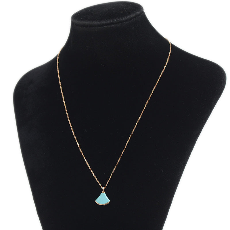 ディーヴァドリーム ネックレス K18PG/ターコイズ/ダイヤモンド 350584 ネックレス