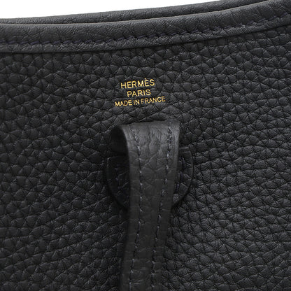 エブリンTPM トリヨン ブラック ゴールド金具 K刻印 ロングショルダー ショルダーバッグ