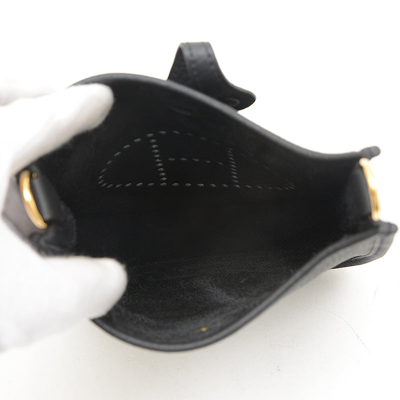 エブリンTPM トリヨン ブラック ゴールド金具 K刻印 ロングショルダー ショルダーバッグ