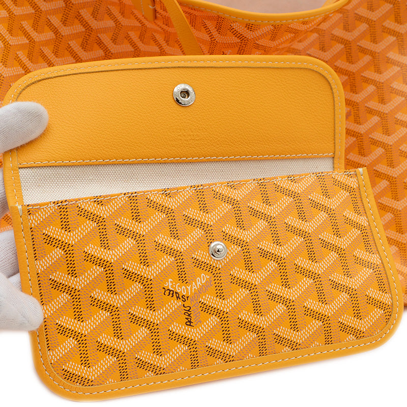 サンルイPM トートバッグ ゴヤールディンキャンバス イエロー AMALOUISPM トートバッグ