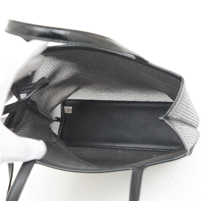 スパンコールメッシュ ハンドバッグ ブラック ポーチ付き 1GB417 トートバッグ