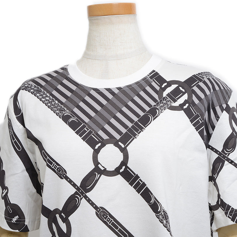 ワンピース coaching remix コットン ホワイト/マルチカラー 36サイズ H5E4518DE ワンピース