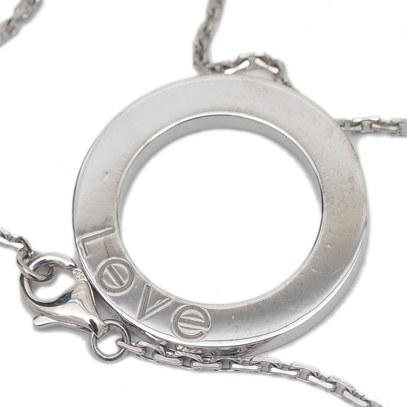 ラブ サークル ネックレス K18WG ネックレス