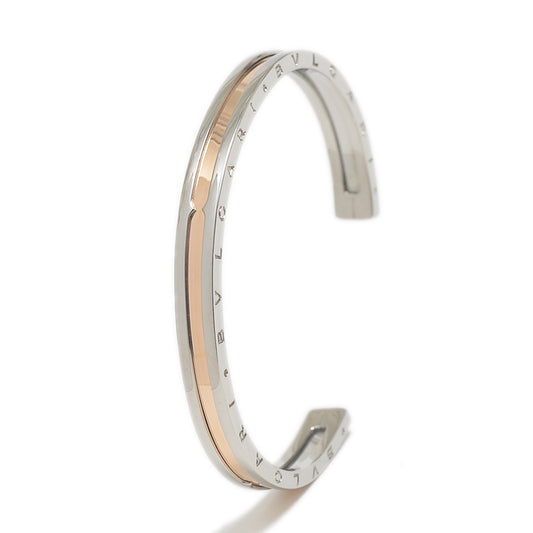 Bzero1 ビーゼロワン バングル K18PG/ステンレス #S ブレスレット