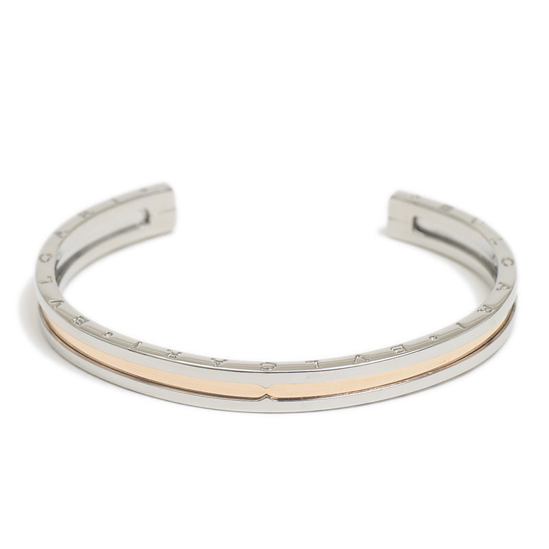 Bzero1 ビーゼロワン バングル K18PG/ステンレス #S ブレスレット