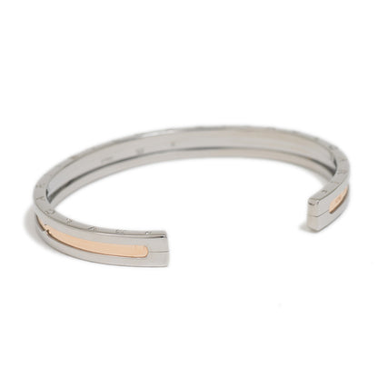 Bzero1 ビーゼロワン バングル K18PG/ステンレス #S ブレスレット