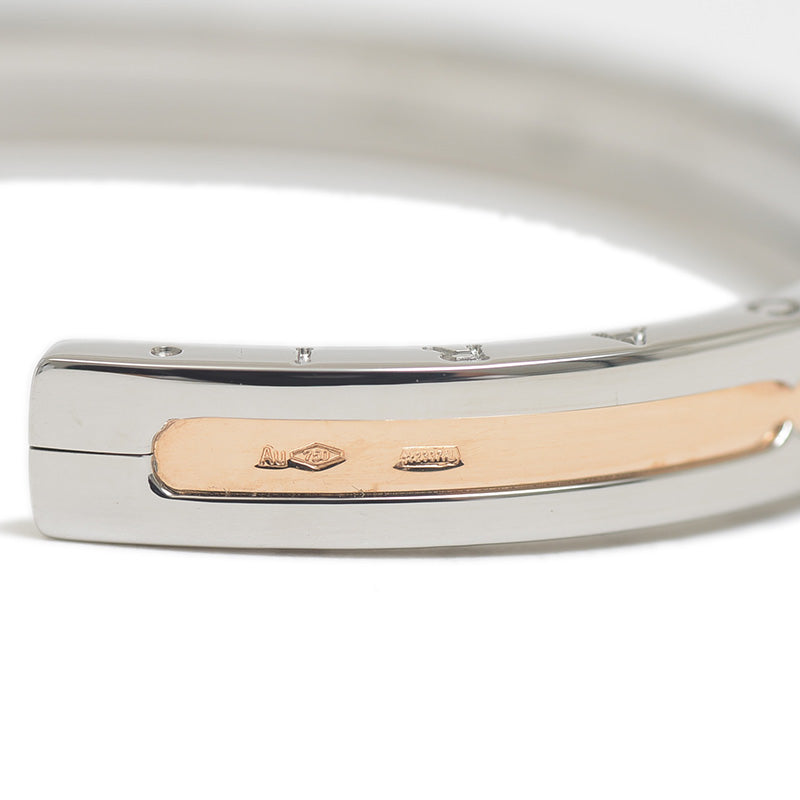 Bzero1 ビーゼロワン バングル K18PG/ステンレス #S ブレスレット