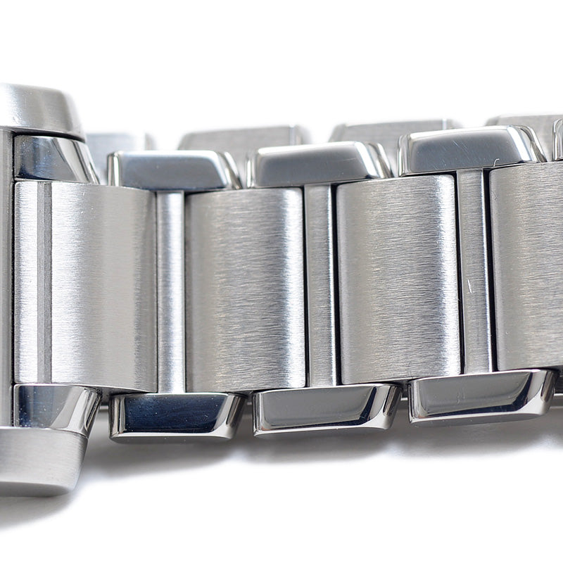 タンクフランセーズSM レディース シルバー文字盤 11Pダイヤ WE110006 腕時計