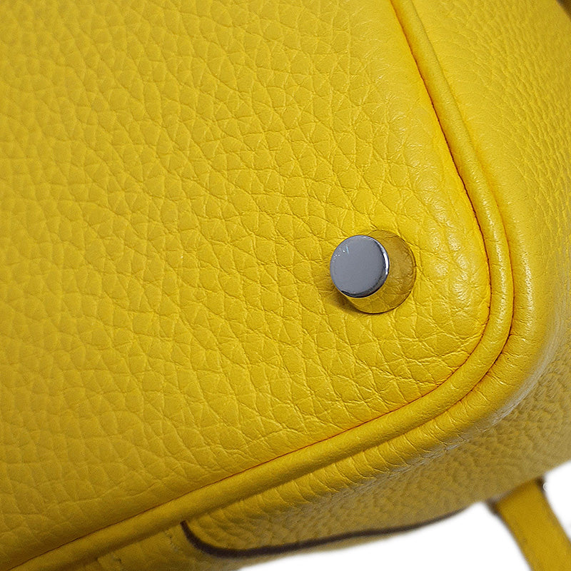 ピコタンロック PM 18 トリヨン ジョーヌナプル シルバー金具 Y刻印 ハンドバッグ