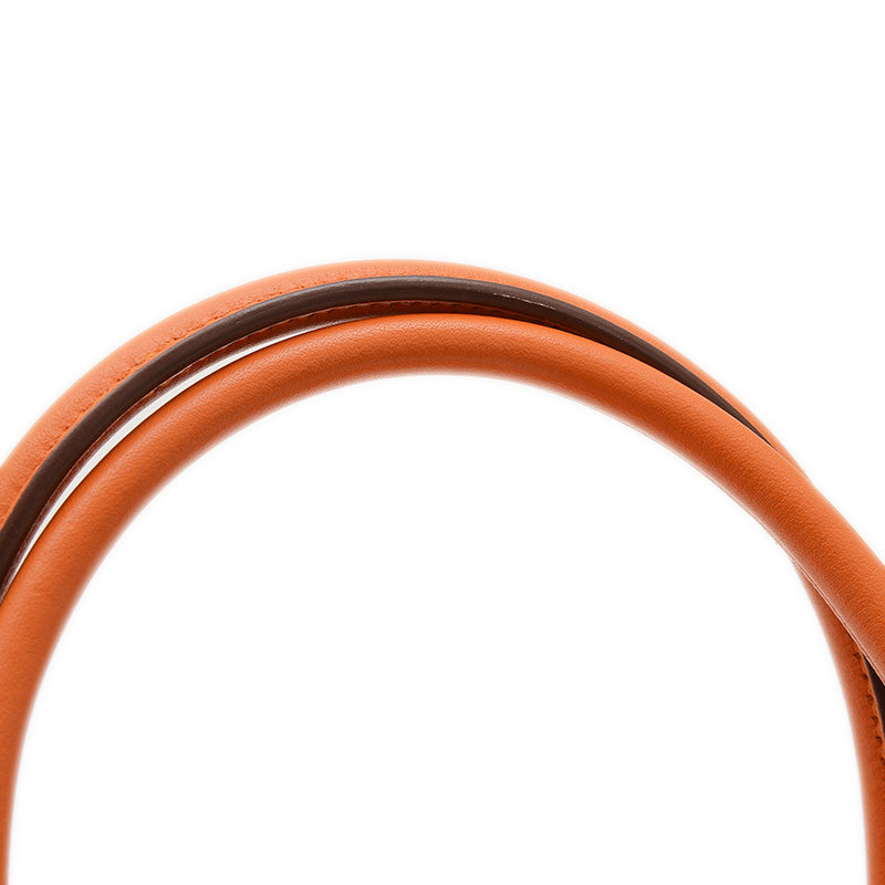 ボリード31 トリヨン オレンジ シルバー金具 L刻印 ハンドバッグ