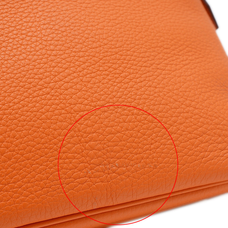 ボリード31 トリヨン オレンジ シルバー金具 L刻印 ハンドバッグ