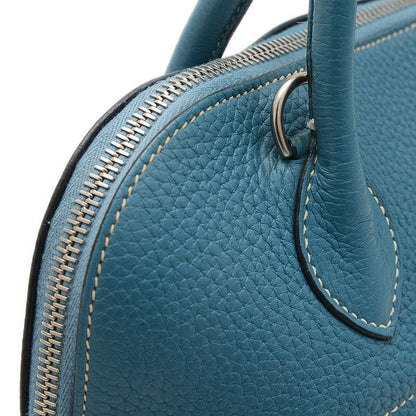 ボリード31 トリヨン ブルージーン シルバー金具 O刻印 ハンドバッグ