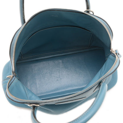 ボリード31 トリヨン ブルージーン シルバー金具 O刻印 ハンドバッグ