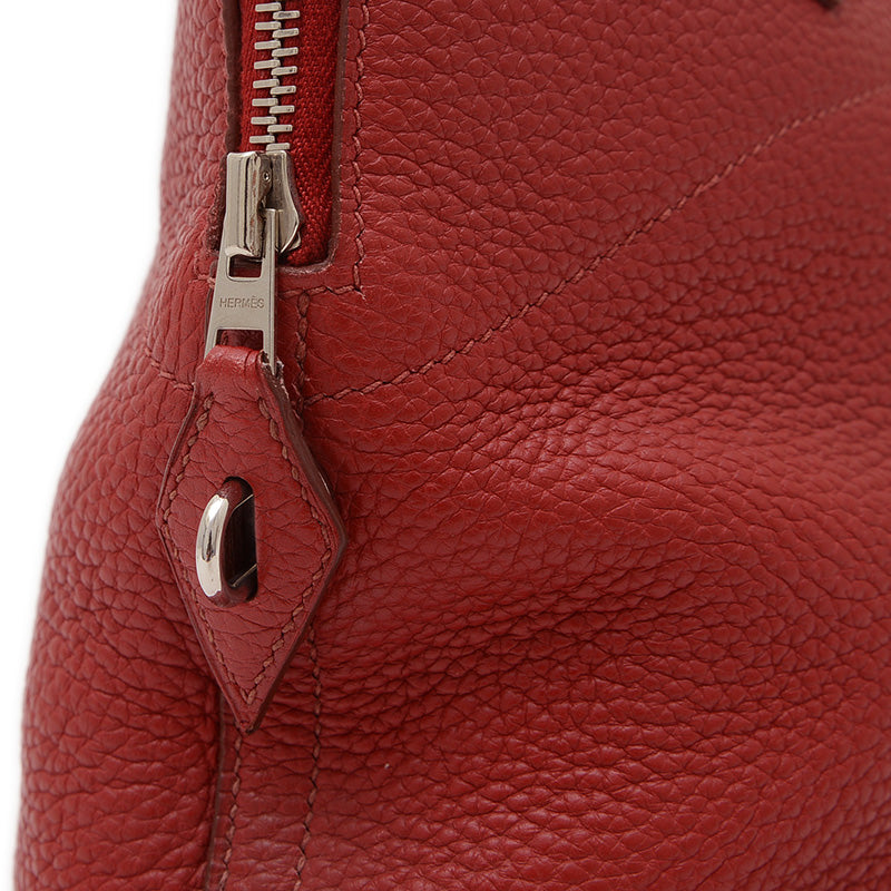 ボリード31 トリヨン ルージュヴィフ シルバー金具 Q刻印 ハンドバッグ