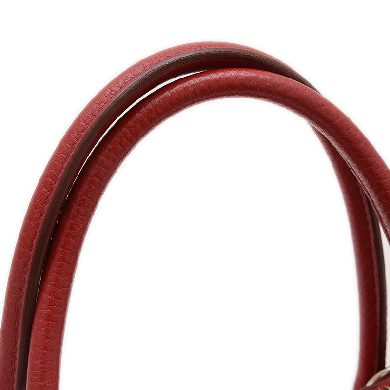 ボリード31 トリヨン ルージュヴィフ シルバー金具 Q刻印 ハンドバッグ