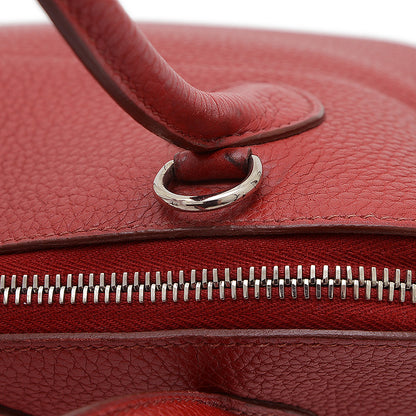 ボリード31 トリヨン ルージュヴィフ シルバー金具 Q刻印 ハンドバッグ