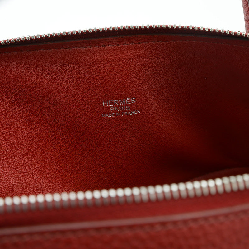 ボリード31 トリヨン ルージュヴィフ シルバー金具 Q刻印 ハンドバッグ