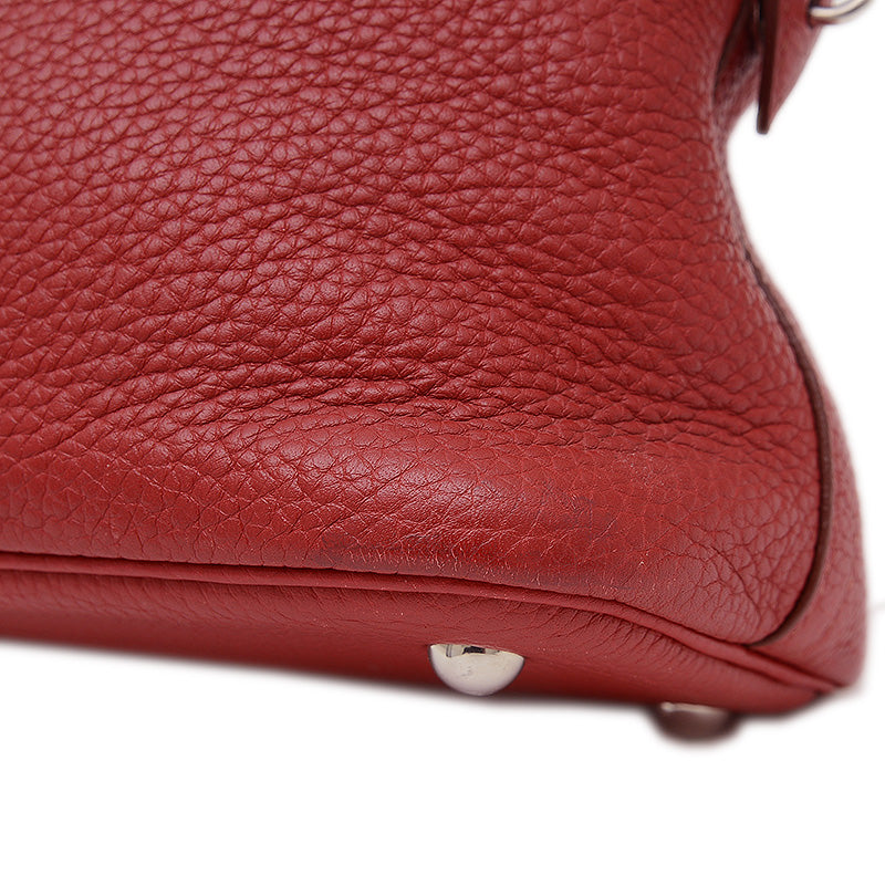 ボリード31 トリヨン ルージュヴィフ シルバー金具 Q刻印 ハンドバッグ