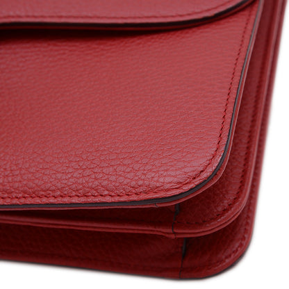 インターロッキングG チェーンショルダー ミディアム レッド 510303 ※アウトレット品 ショルダーバッグ