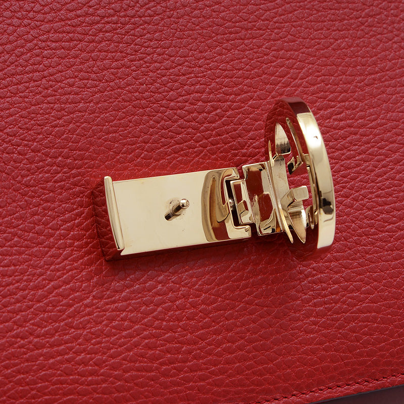 インターロッキングG チェーンショルダー ミディアム レッド 510303 ※アウトレット品 ショルダーバッグ