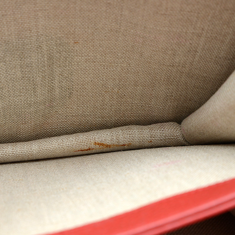 インターロッキングG チェーンショルダー ミディアム レッド 510303 ※アウトレット品 ショルダーバッグ