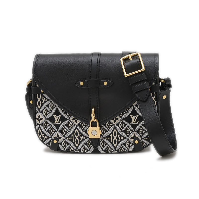 モノグラムジャガード ネオソミュールMM ショルダーバッグ ブラック M57488 ショルダーバッグ