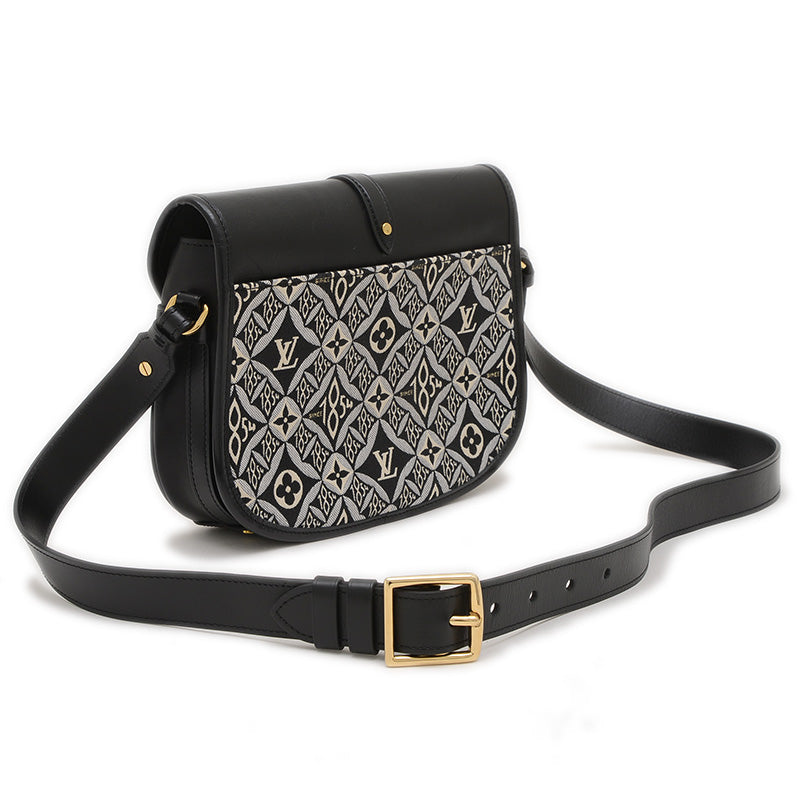 モノグラムジャガード ネオソミュールMM ショルダーバッグ ブラック M57488 ショルダーバッグ