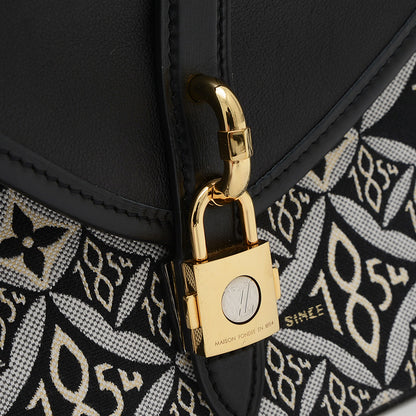 モノグラムジャガード ネオソミュールMM ショルダーバッグ ブラック M57488 ショルダーバッグ