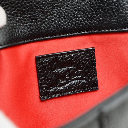 チェーンショルダーバッグ レザー ブラック/マルチカラー ショルダーバッグ