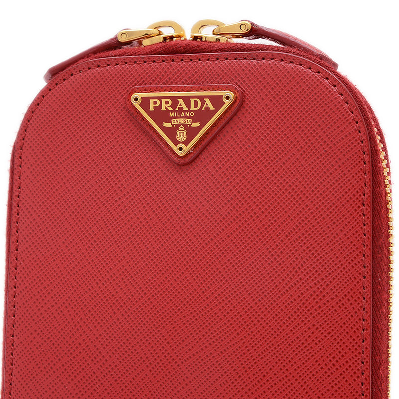 ミニバッグ サフィアーノレザー レッド ゴールド金具 1DH030 ショルダーバッグ