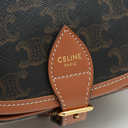 トリオンフ ミディアム フォルコ ショルダーバッグ キャンバス タン 191502BZJ.04LU ショルダーバッグ