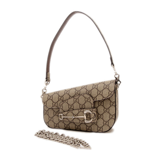 ホースビット1955 GGスプリーム 2WAYバッグ ベージュ 774209 ショルダーバッグ