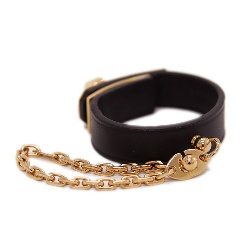 ケリー グローブホルダー スイフト ブラック ローズゴールド金具 イニシャル入り 手袋