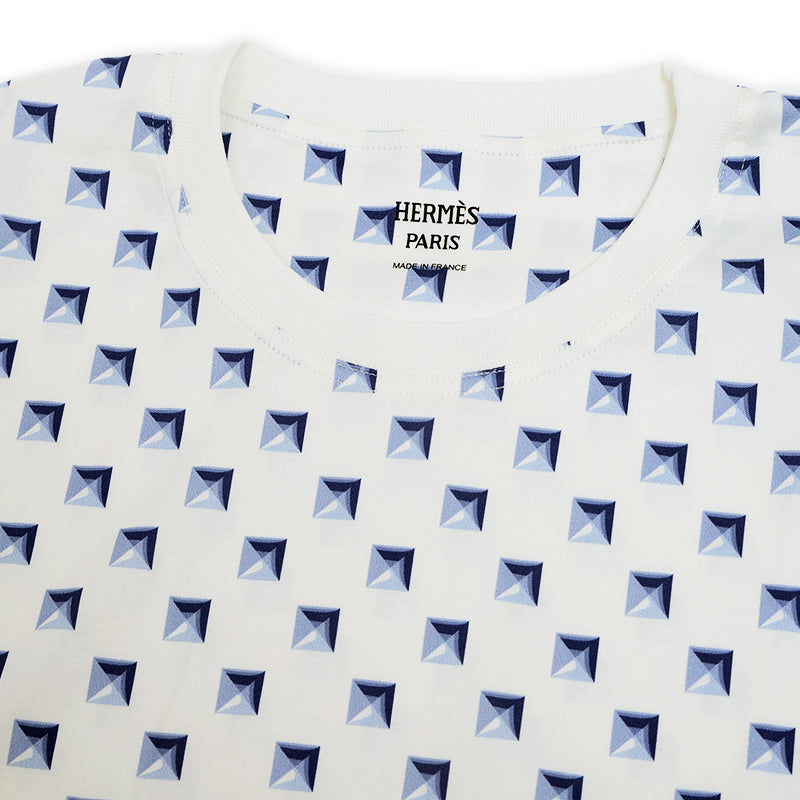 半袖Tシャツ クルー メドール コットン ブラン セル #40 半袖Ｔシャツ