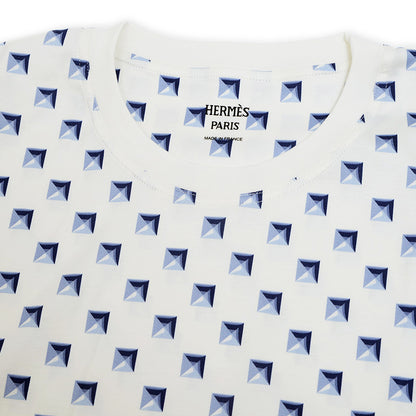 半袖Tシャツ クルー メドール コットン ブラン セル #40 半袖Ｔシャツ